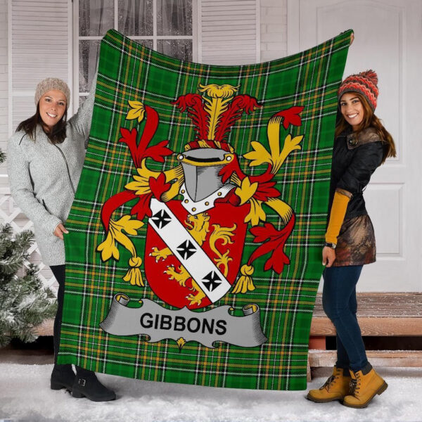 Ireland Premium Blanket - Gibbons or McGibbons Ireland Blanket Irish National Tartan - Image 6