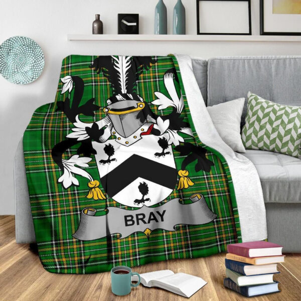 Ireland Premium Blanket - Bray or McBray Ireland Blanket Irish National Tartan - Image 3