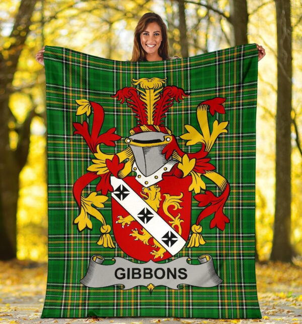 Ireland Premium Blanket - Gibbons or McGibbons Ireland Blanket Irish National Tartan - Image 5