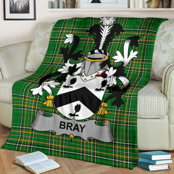 Ireland Premium Blanket - Bray or McBray Ireland Blanket Irish National Tartan - Image 2