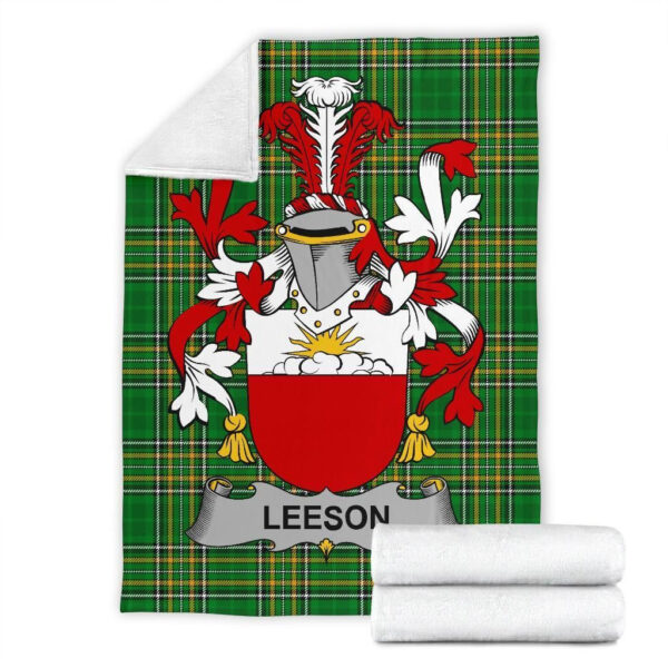 Ireland Premium Blanket - Leeson Ireland Blanket Irish National Tartan - Image 7