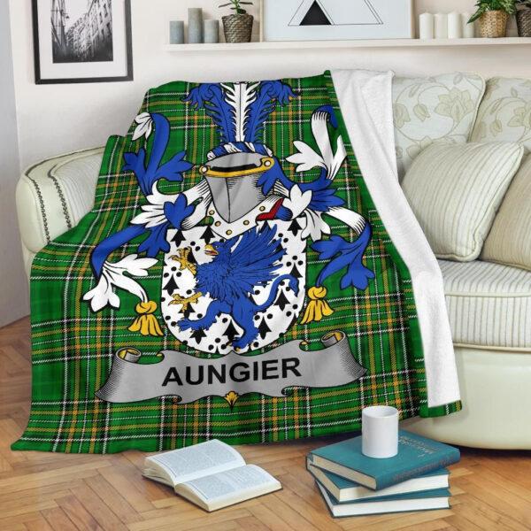 Ireland Premium Blanket - Aungier Ireland Blanket Irish National Tartan