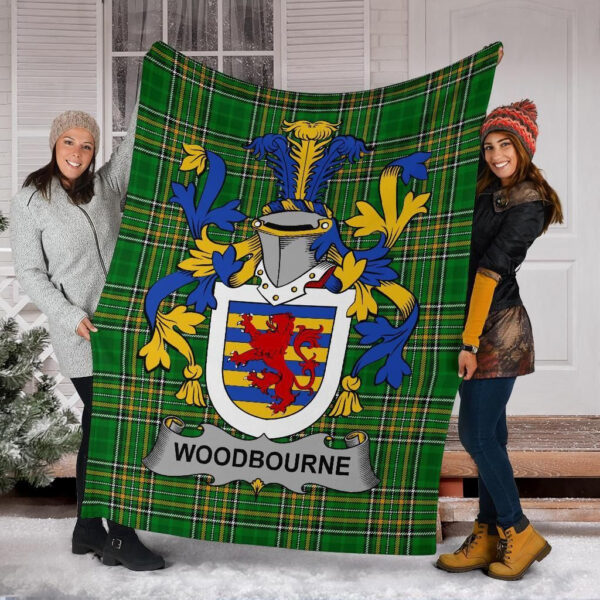 Ireland Premium Blanket - Woodbourne Ireland Blanket Irish National Tartan - Image 5