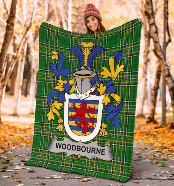 Ireland Premium Blanket - Woodbourne Ireland Blanket Irish National Tartan - Image 3