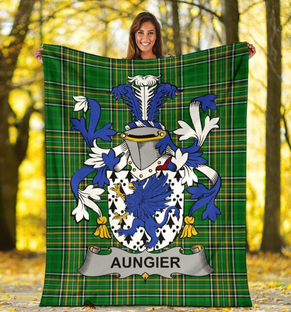 Ireland Premium Blanket - Aungier Ireland Blanket Irish National Tartan - Image 4