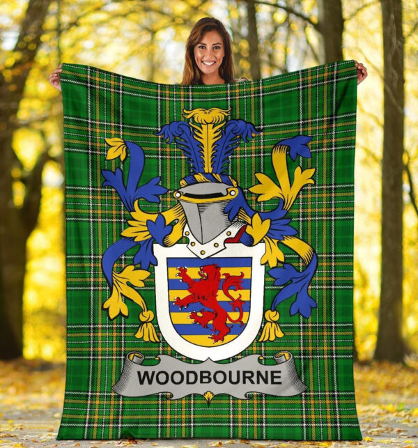 Ireland Premium Blanket - Woodbourne Ireland Blanket Irish National Tartan - Image 4