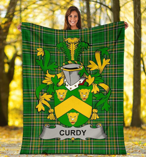 Ireland Premium Blanket - Curdy or McCurdy Ireland Blanket Irish National Tartan - Image 5