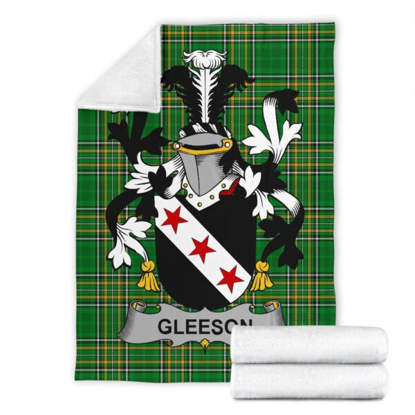 Ireland Premium Blanket - Gleeson or O'Glissane Ireland Blanket Irish National Tartan - Image 7