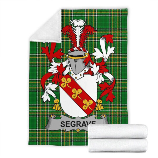 Ireland Premium Blanket - Segrave Ireland Blanket Irish National Tartan - Image 7