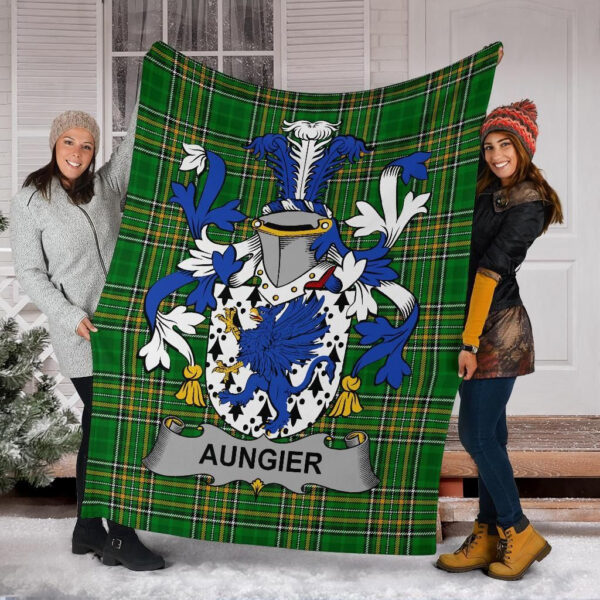 Ireland Premium Blanket - Aungier Ireland Blanket Irish National Tartan - Image 5