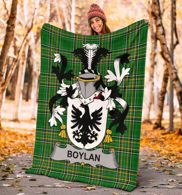 Ireland Premium Blanket - Boylan or O'Boylan Ireland Blanket Irish National Tartan - Image 4