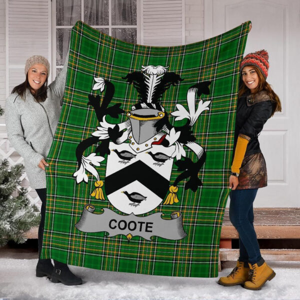 Ireland Premium Blanket - Coote Ireland Blanket Irish National Tartan - Image 6