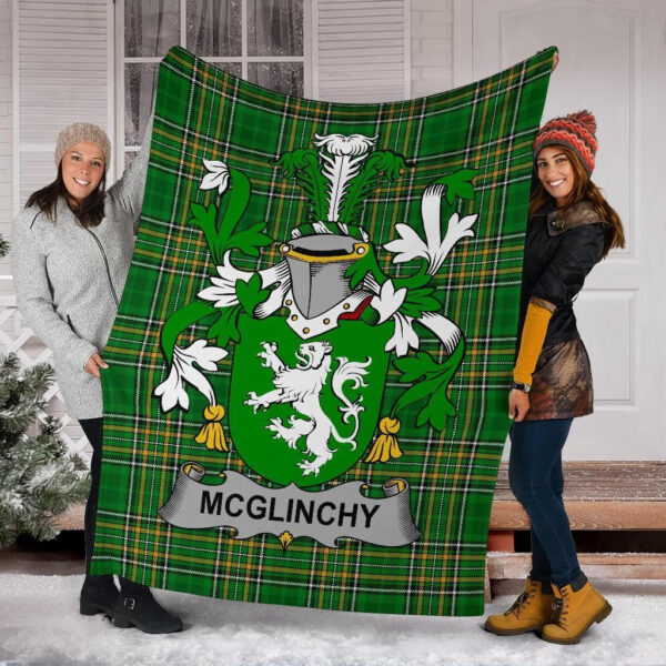 Ireland Premium Blanket - McGlinchy or McGlinchey Ireland Blanket Irish National Tartan - Image 6