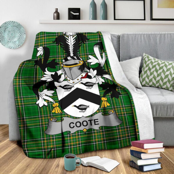 Ireland Premium Blanket - Coote Ireland Blanket Irish National Tartan - Image 3