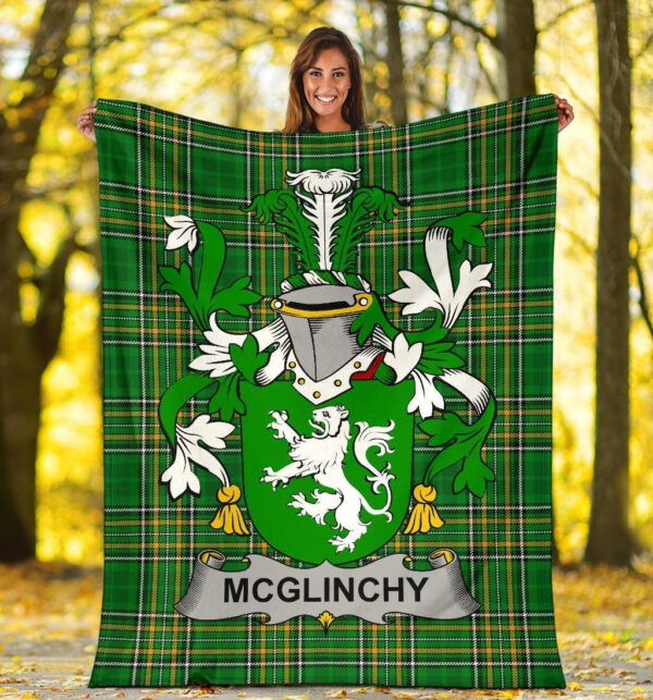 Ireland Premium Blanket - McGlinchy or McGlinchey Ireland Blanket Irish National Tartan - Image 5