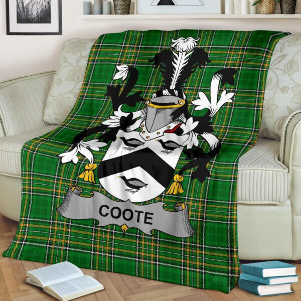 Ireland Premium Blanket - Coote Ireland Blanket Irish National Tartan - Image 2