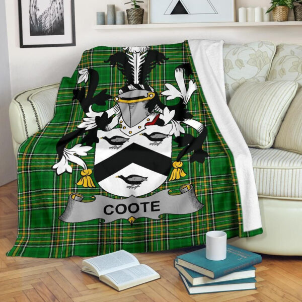 Ireland Premium Blanket - Coote Ireland Blanket Irish National Tartan