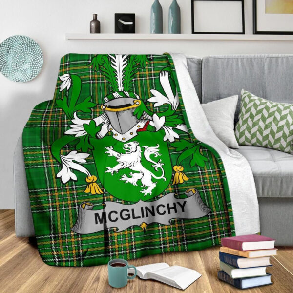 Ireland Premium Blanket - McGlinchy or McGlinchey Ireland Blanket Irish National Tartan - Image 3