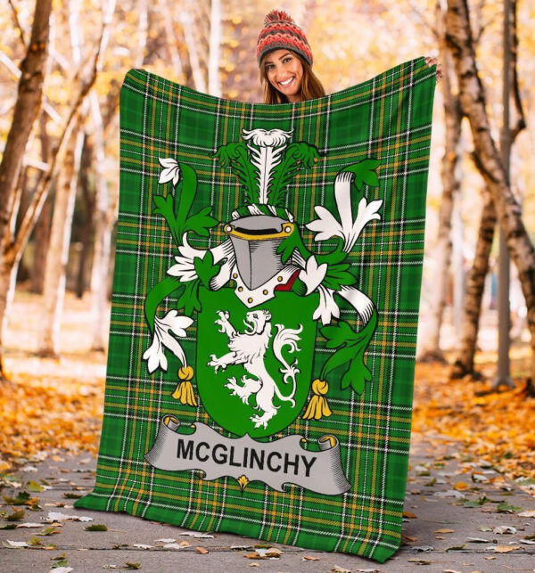 Ireland Premium Blanket - McGlinchy or McGlinchey Ireland Blanket Irish National Tartan - Image 4