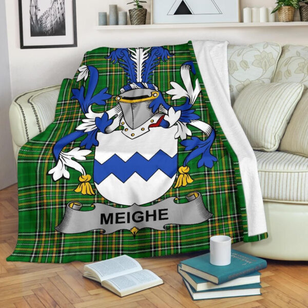 Ireland Premium Blanket - Meighe Ireland Blanket Irish National Tartan