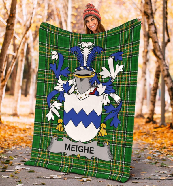 Ireland Premium Blanket - Meighe Ireland Blanket Irish National Tartan - Image 4