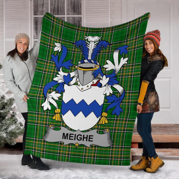 Ireland Premium Blanket - Meighe Ireland Blanket Irish National Tartan - Image 6