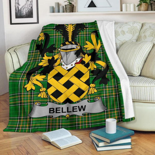 Ireland Premium Blanket - Bellew Ireland Blanket Irish National Tartan