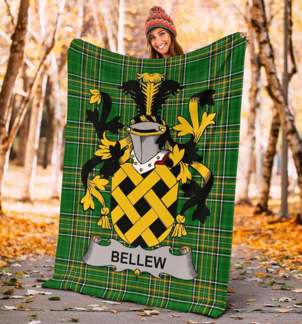 Ireland Premium Blanket - Bellew Ireland Blanket Irish National Tartan - Image 4