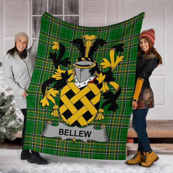 Ireland Premium Blanket - Bellew Ireland Blanket Irish National Tartan - Image 6