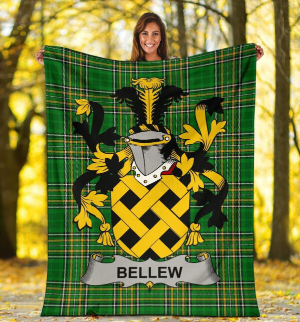 Ireland Premium Blanket - Bellew Ireland Blanket Irish National Tartan - Image 5