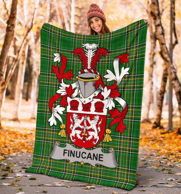 Ireland Premium Blanket - Finucane or McFinucane Ireland Blanket Irish National Tartan - Image 3