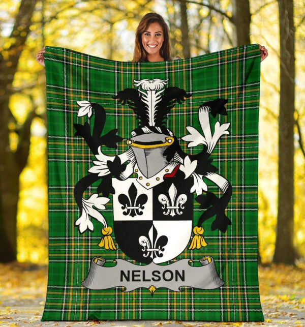 Ireland Premium Blanket - Nelson or Nealson Ireland Blanket Irish National Tartan - Image 5