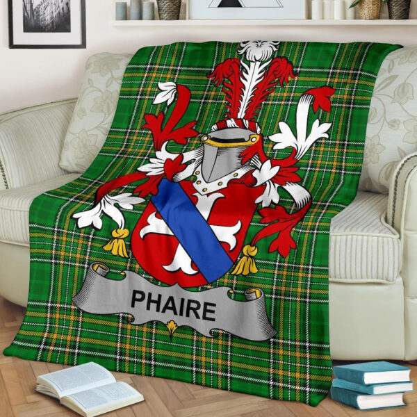 Ireland Premium Blanket - Phaire Ireland Blanket Irish National Tartan - Image 2