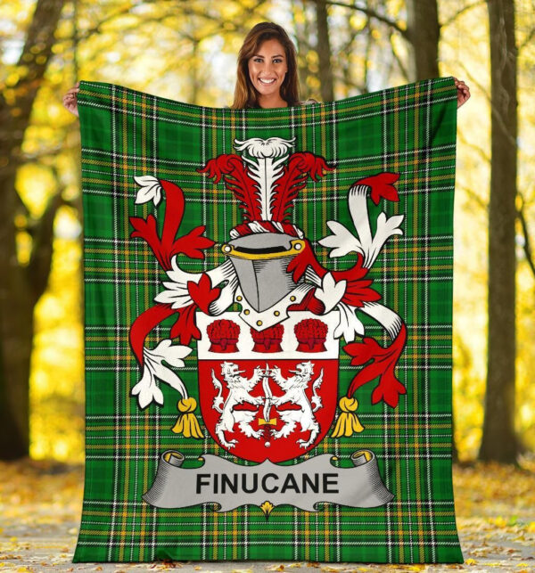 Ireland Premium Blanket - Finucane or McFinucane Ireland Blanket Irish National Tartan - Image 4