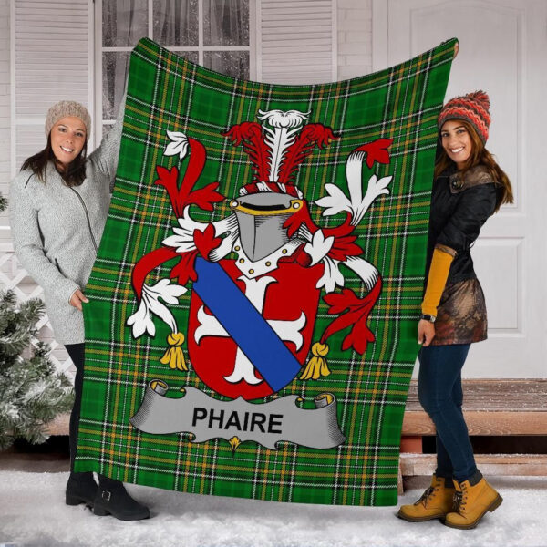 Ireland Premium Blanket - Phaire Ireland Blanket Irish National Tartan - Image 6