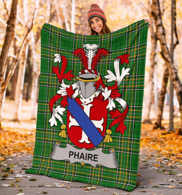 Ireland Premium Blanket - Phaire Ireland Blanket Irish National Tartan - Image 4