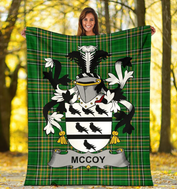 Ireland Premium Blanket - McCoy Ireland Blanket Irish National Tartan - Image 5