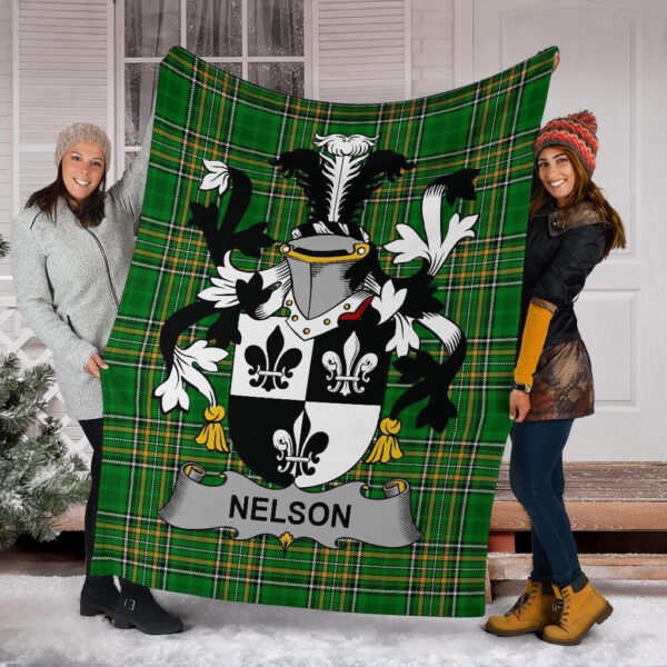 Ireland Premium Blanket - Nelson or Nealson Ireland Blanket Irish National Tartan - Image 6