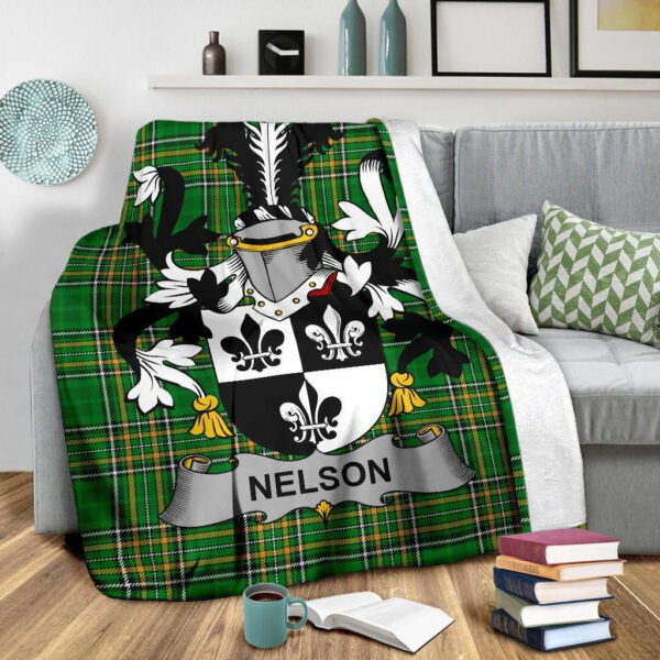 Ireland Premium Blanket - Nelson or Nealson Ireland Blanket Irish National Tartan - Image 3