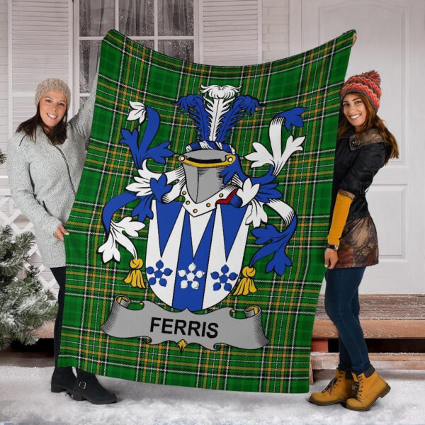 Ireland Premium Blanket - Ferris Ireland Blanket Irish National Tartan - Image 6