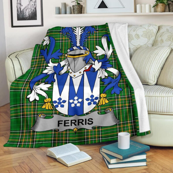 Ireland Premium Blanket - Ferris Ireland Blanket Irish National Tartan