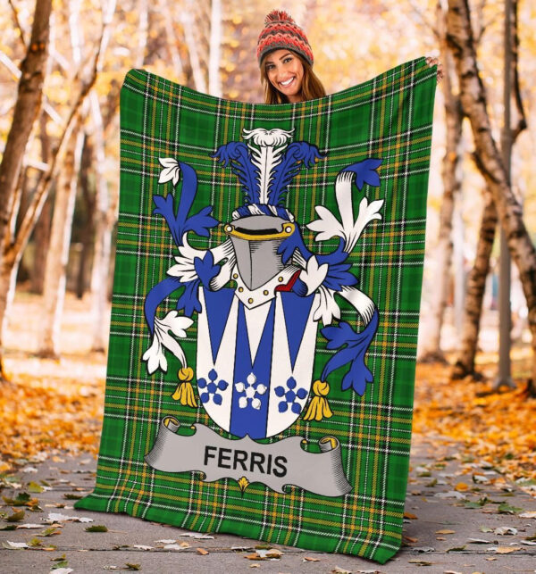 Ireland Premium Blanket - Ferris Ireland Blanket Irish National Tartan - Image 4