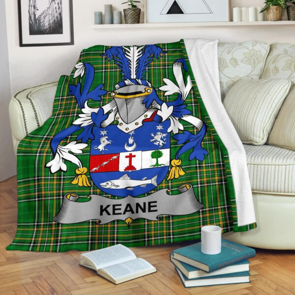 Ireland Premium Blanket - Keane or O'Cahan Ireland Blanket Irish National Tartan