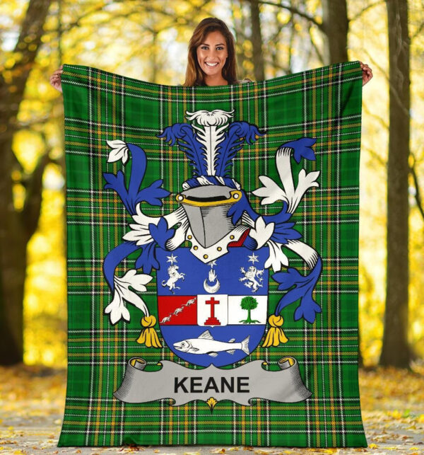 Ireland Premium Blanket - Keane or O'Cahan Ireland Blanket Irish National Tartan - Image 5