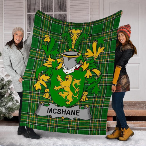 Ireland Premium Blanket - Shane or McShane Ireland Blanket Irish National Tartan - Image 6