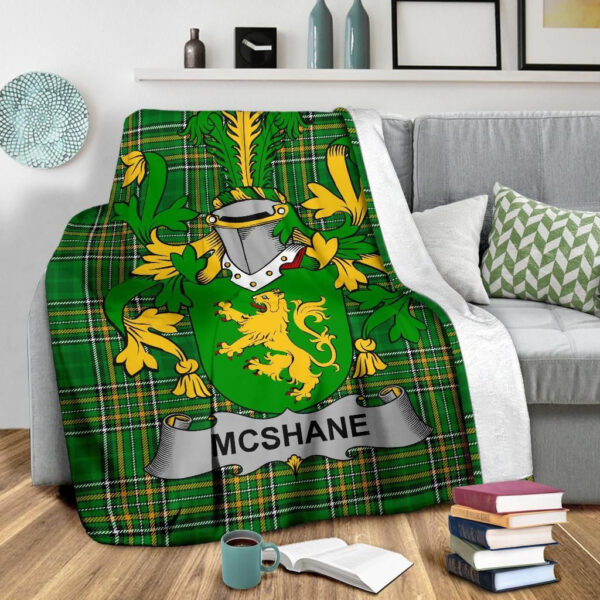 Ireland Premium Blanket - Shane or McShane Ireland Blanket Irish National Tartan - Image 3