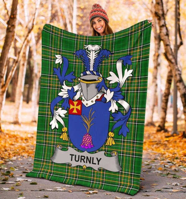 Ireland Premium Blanket - Turnly or Turnley Ireland Blanket Irish National Tartan - Image 4