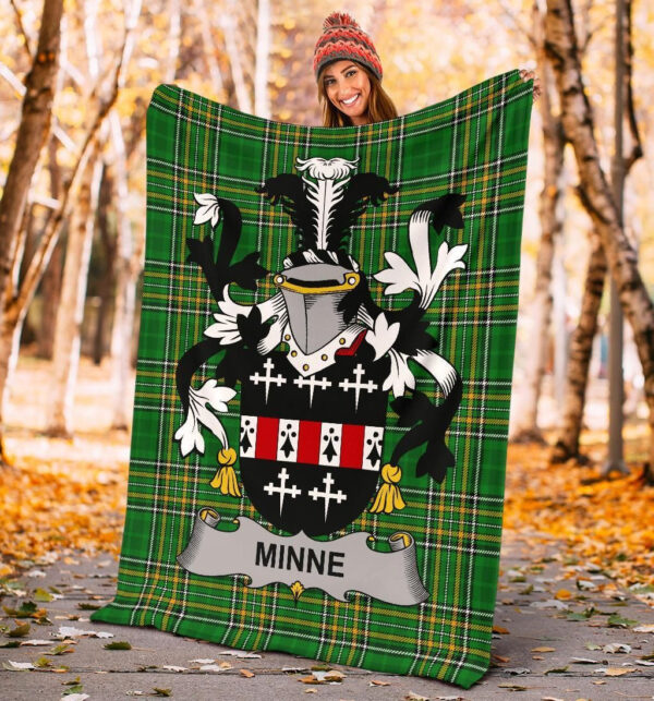 Ireland Premium Blanket - Minne Ireland Blanket Irish National Tartan - Image 4