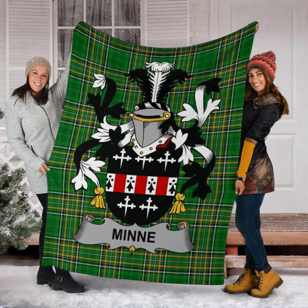 Ireland Premium Blanket - Minne Ireland Blanket Irish National Tartan - Image 6