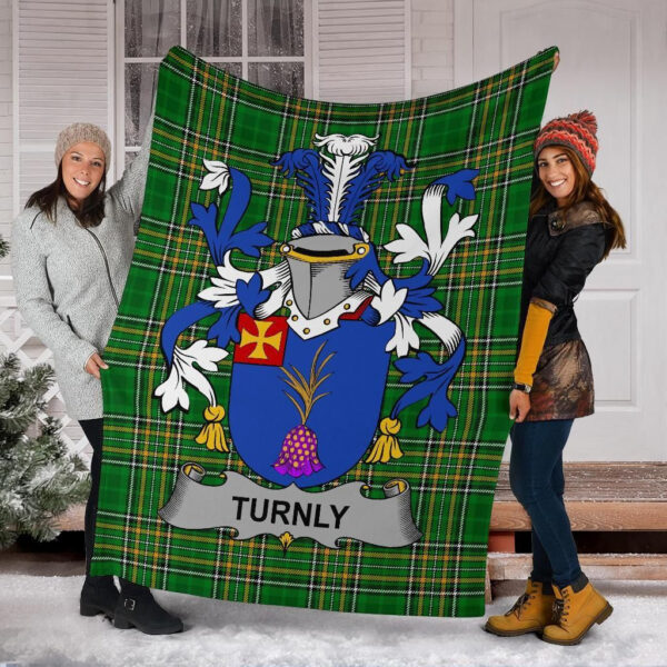 Ireland Premium Blanket - Turnly or Turnley Ireland Blanket Irish National Tartan - Image 6